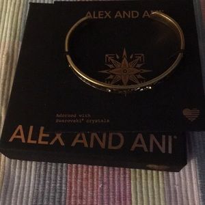 Alex and ani healing love cuff - gold
